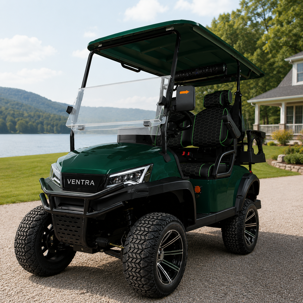 Ventra Zefyr Z22 compact 2+2 seat electric golf cart